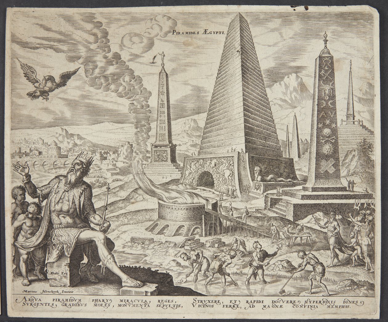 Pyramidene i Egypt av Philips Galle