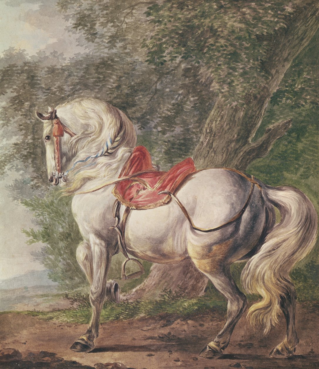 En hvit hest av Philips Wouwerman