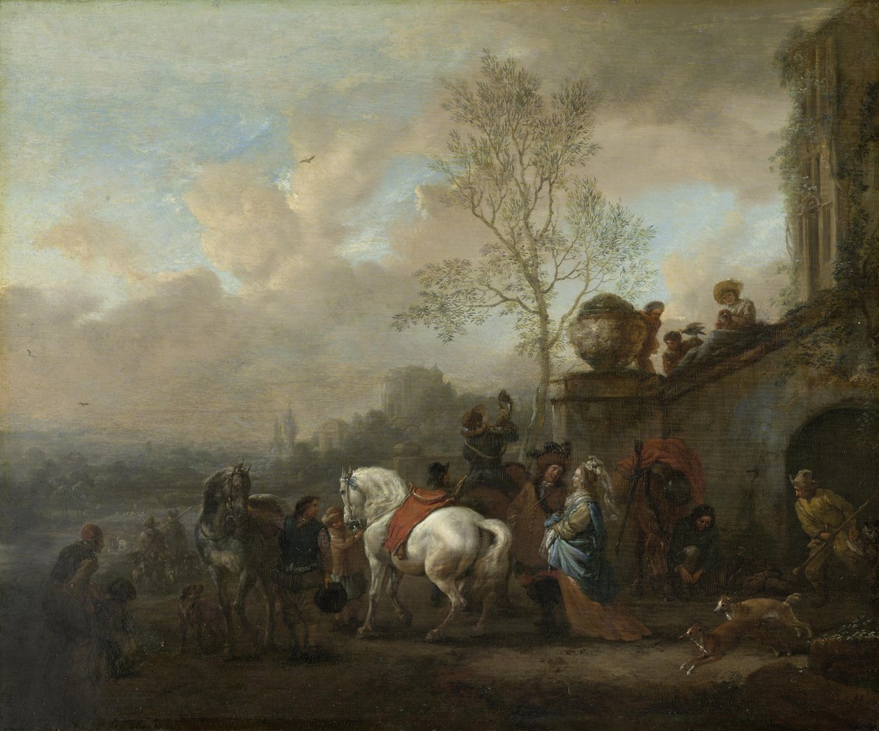 Avreise til jakten av Philips Wouwerman
