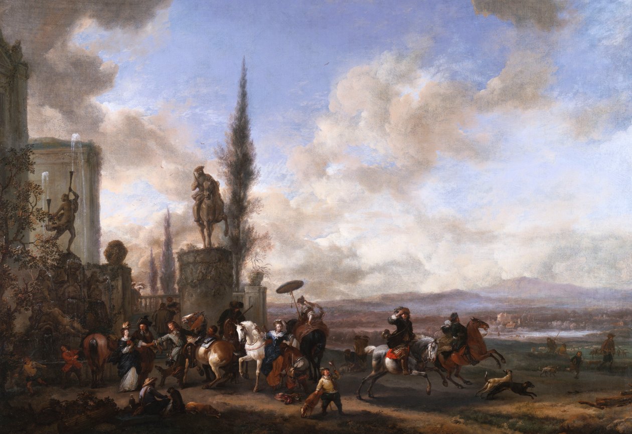 Avreise til jakten av Philips Wouwerman