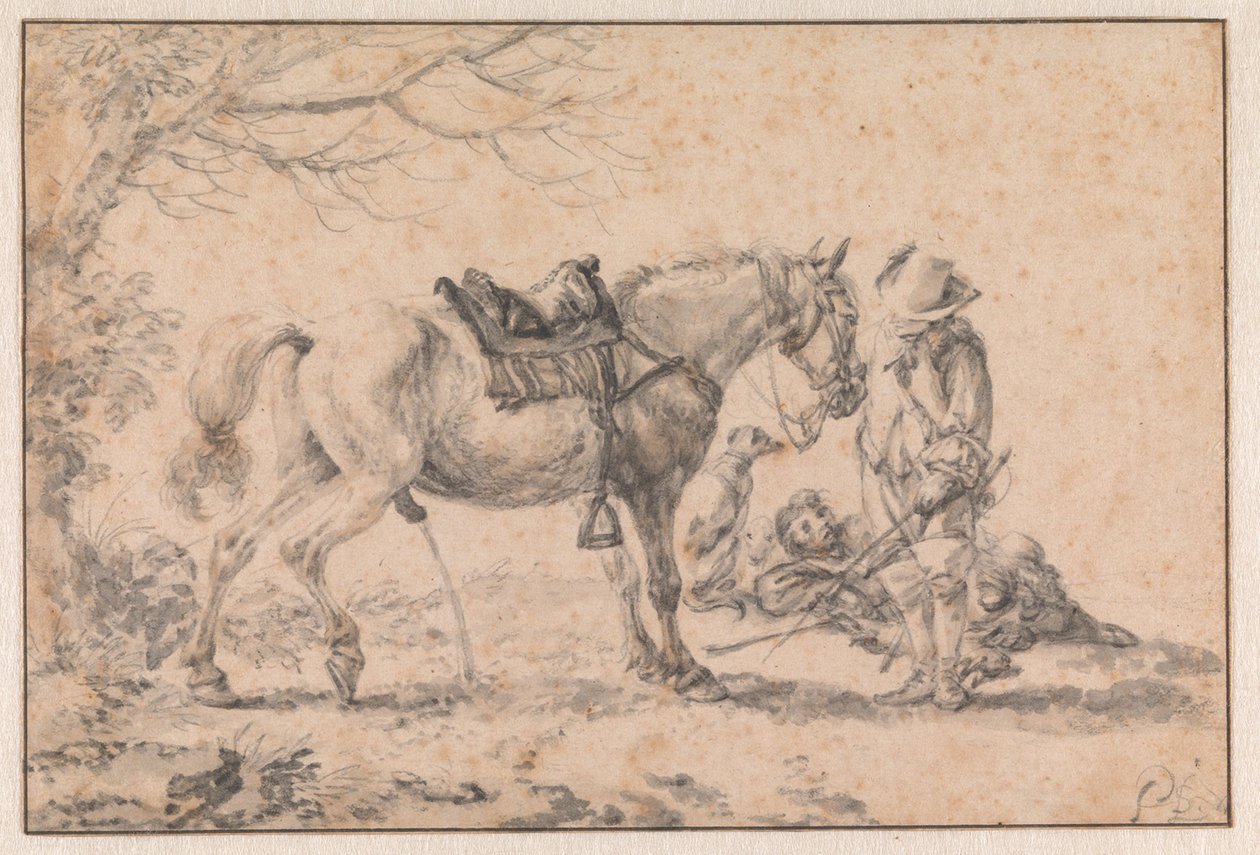 Den urinerende hesten av Philips Wouwerman