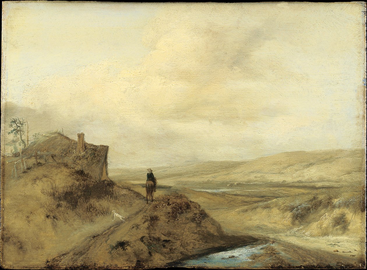 Rytter i sanddynene av Philips Wouwerman