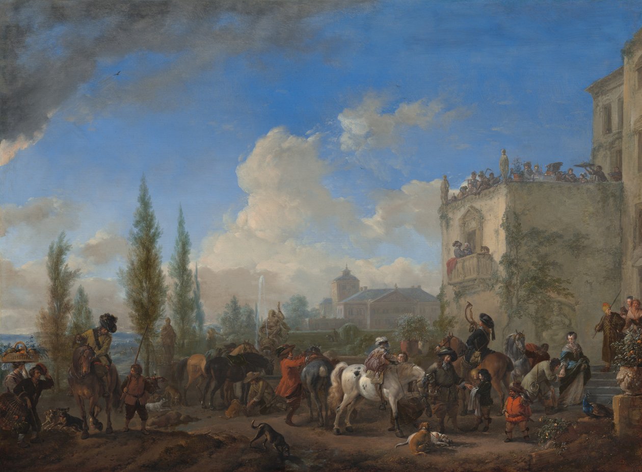 Avreise til jakten av Philips Wouwerman