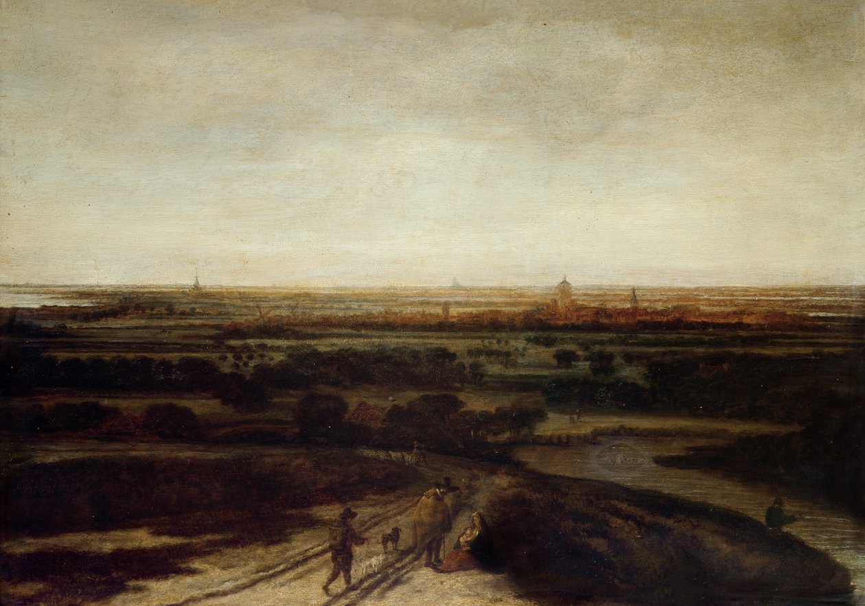Et nederlandsk landskap av Phillips de Koninck