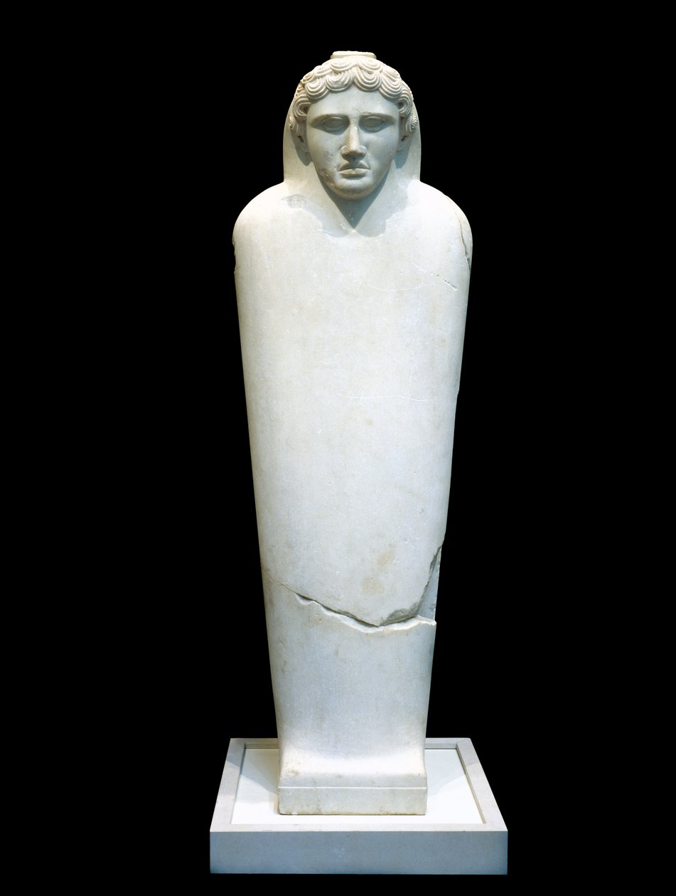 Sarcophagus of a Youth, 5.–4. århundre f.Kr. (parisk marmor) av Phoenician Phoenician