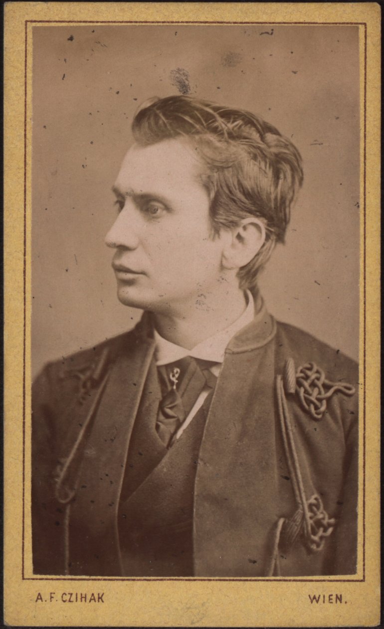 Leopold von Sacher-Masoch 1836-1895, ca. 1880 av Photo studio Adolf F. Czihak.