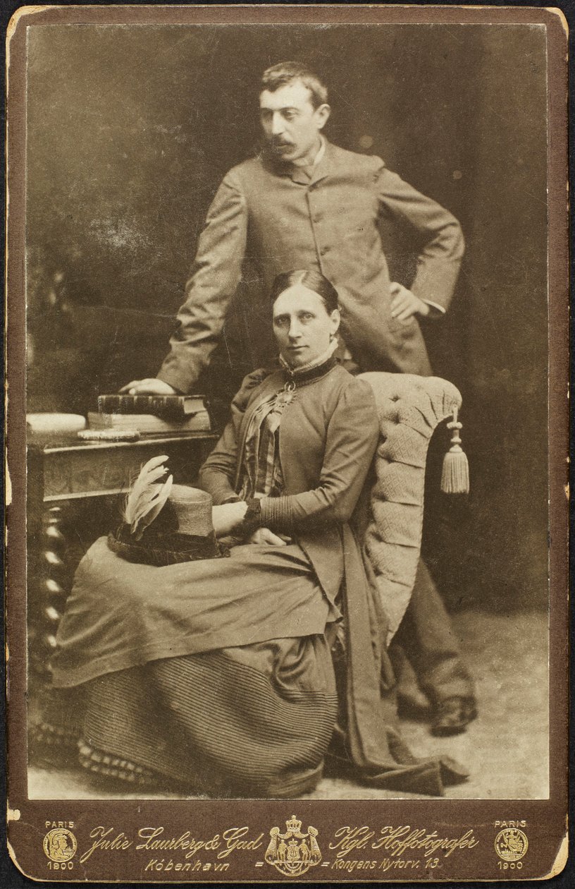 Portrett av Mette og Paul Gauguin, 1885. av Photo studio Julie Laurberg and Franziska