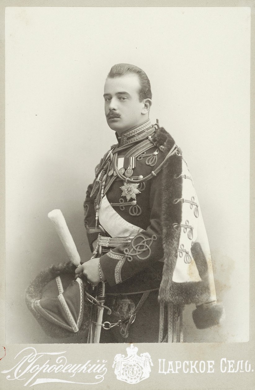 Storhertug Boris Vladimirovich av Russland 1877-1943, ca. 1900. av Photo studio L. Gorodetsky.