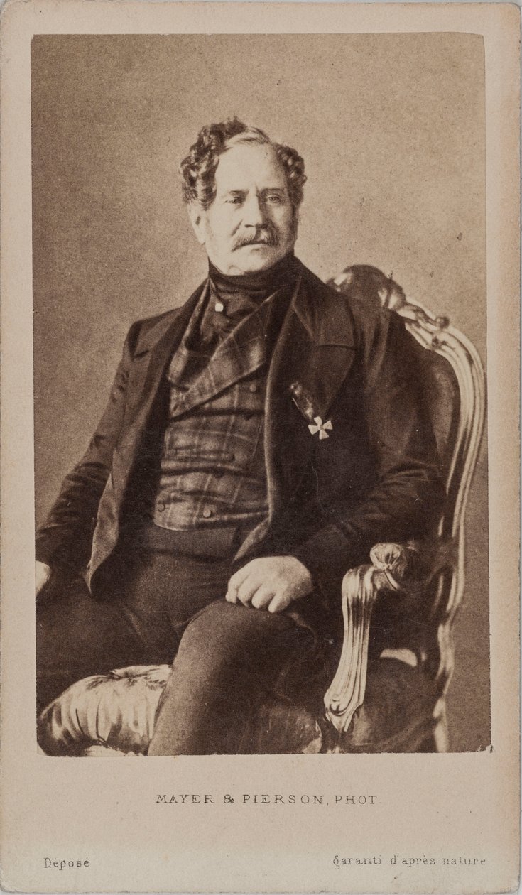Portrett av grev Nikolai Alexeyevich Orlov 1827-1885, ca. 1875. av Photo studio Mayer and Pierson.