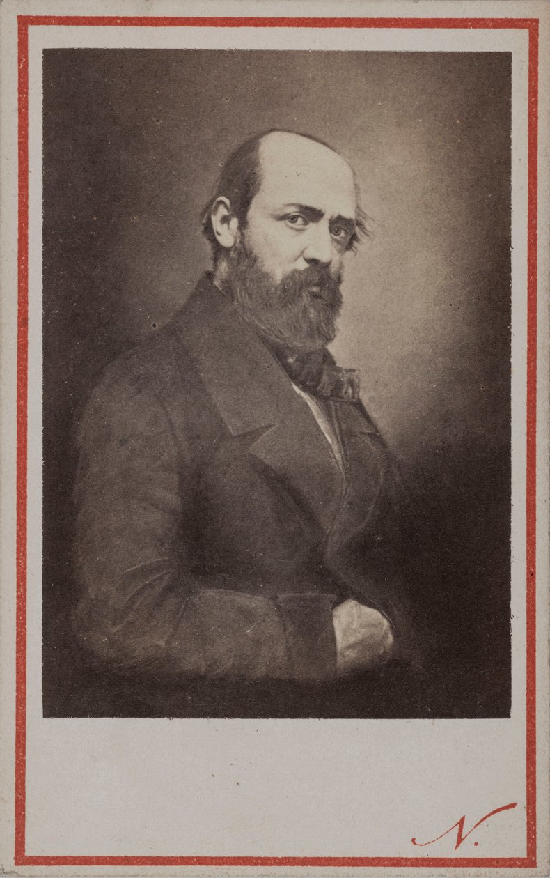 Portrett av Henri Murger 1822-1861, 1861. av Photo studio Nadar.