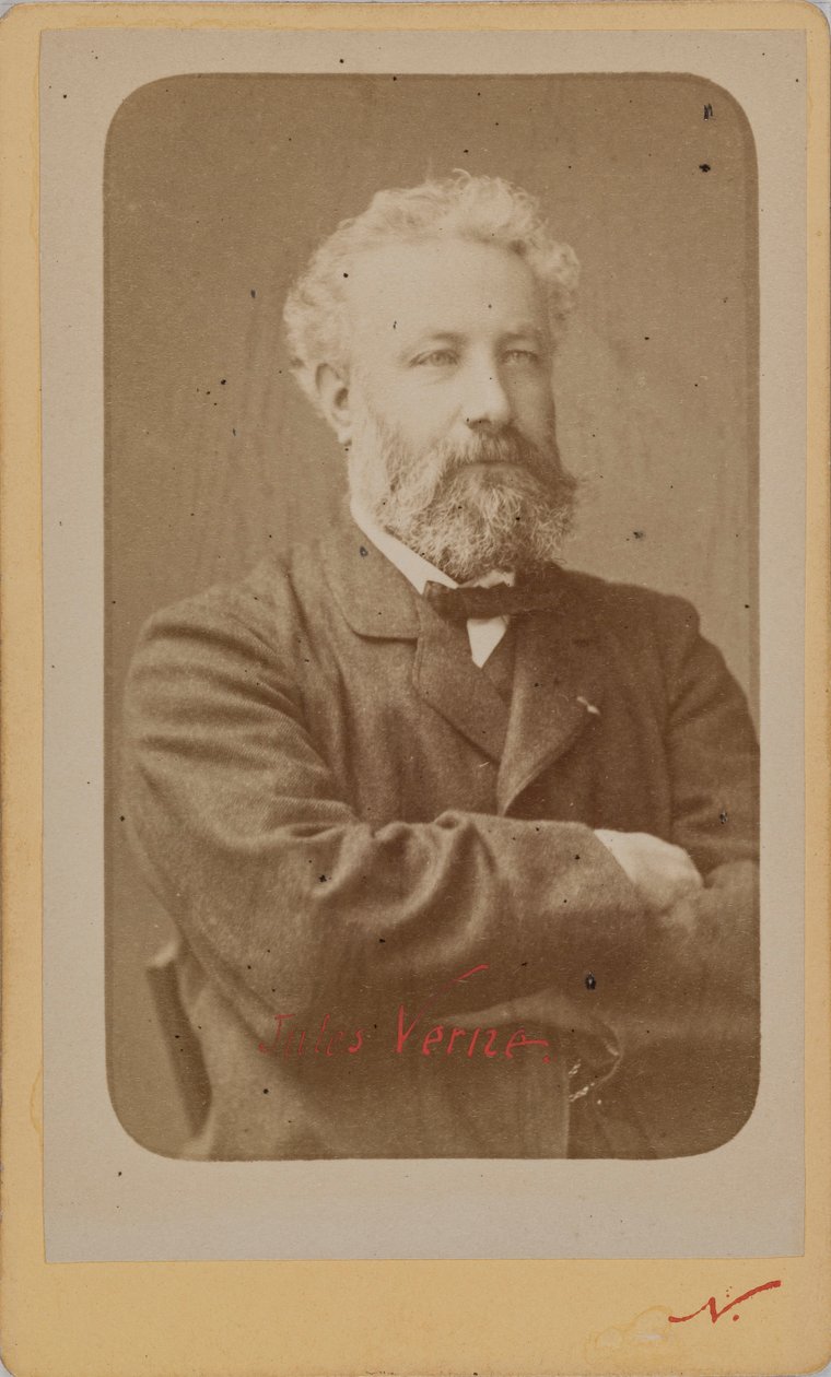 Portrett av Jules Verne 1828-1905, ca. 1870. av Photo studio Nadar.