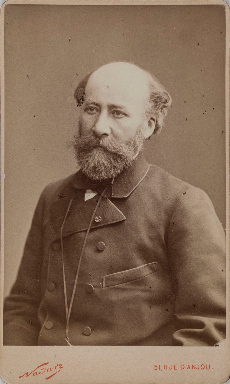 Portrett av Octave Feuillet 1821-1890. av Photo studio Nadar.