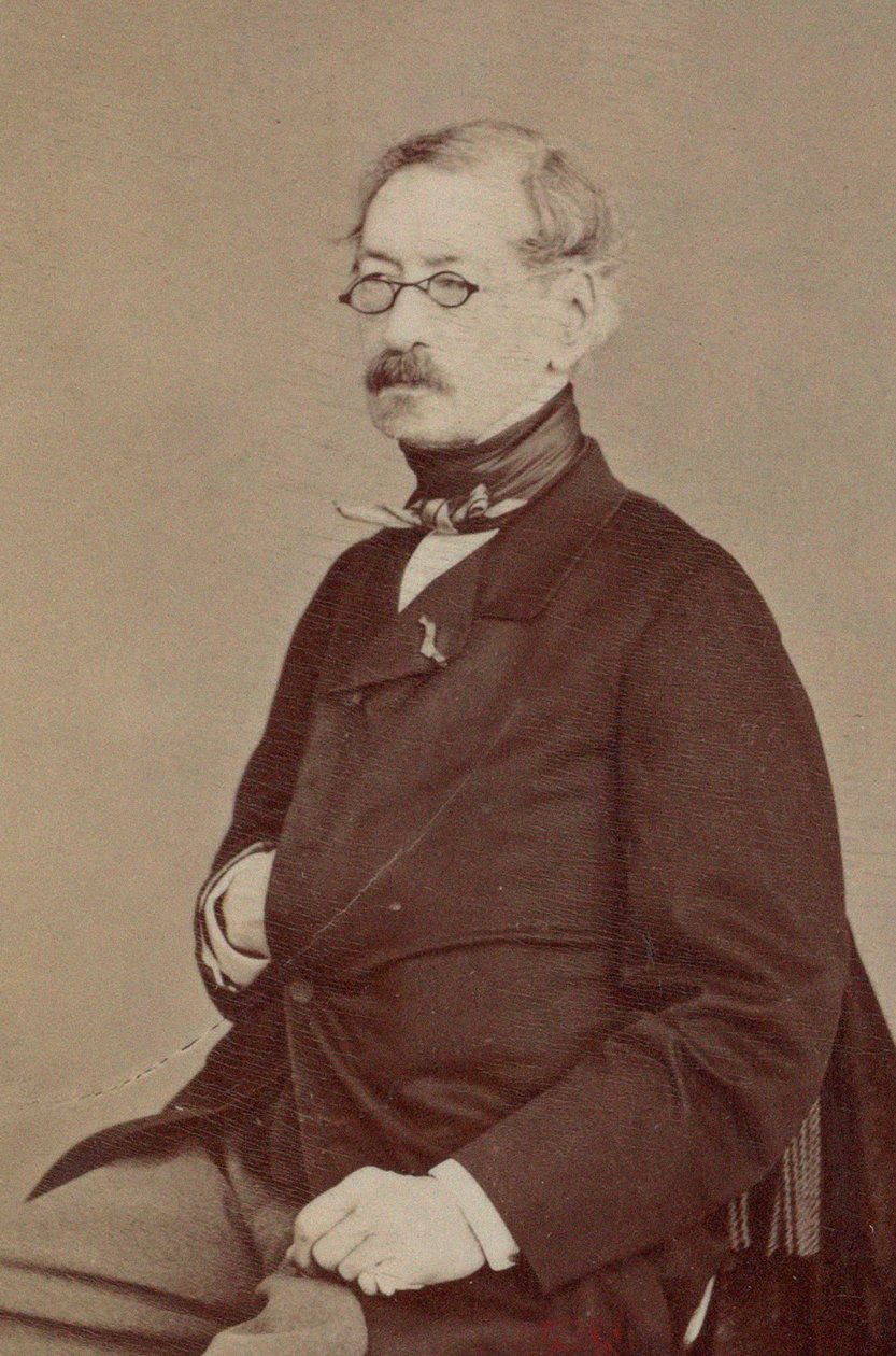 Portrett av komponisten Charles-François Plantade 1787-1870, 1860-årene. av Photo studio Nadar.