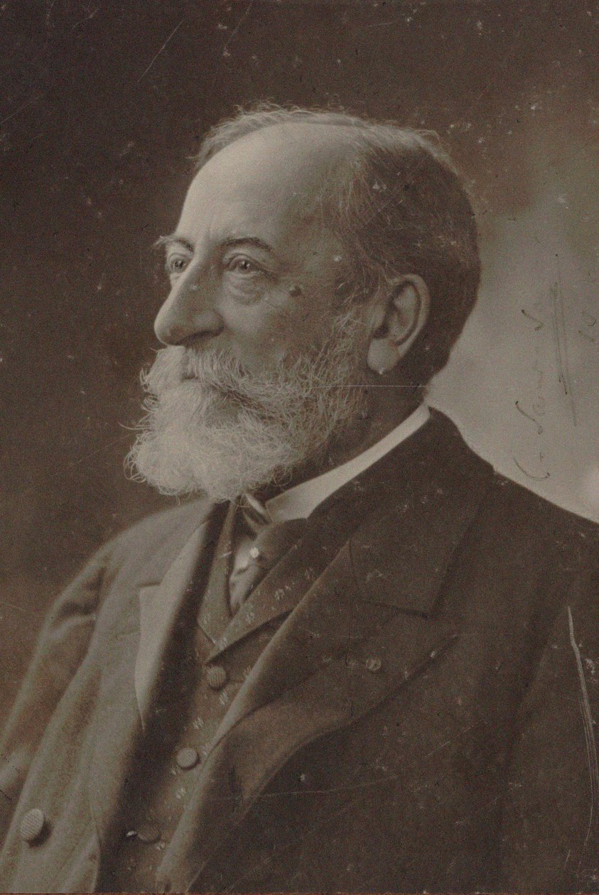 Portrett av komponisten Camille Saint-Saëns 1835-1921, 1910. av Photo studio Nadar.