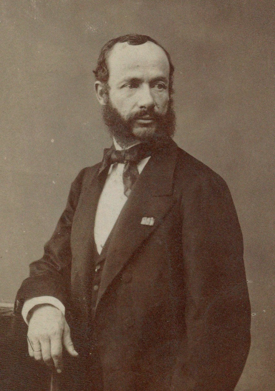 Portrett av fiolinisten og komponisten Henri Vieuxtemps 1820-1881, 1870-årene. av Photo studio Nadar.