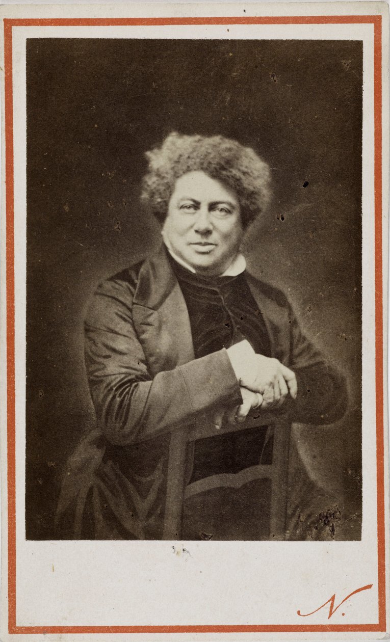 Forfatteren Alexandre Dumas far 1802-1870, 1870. av Photo studio Nadar.