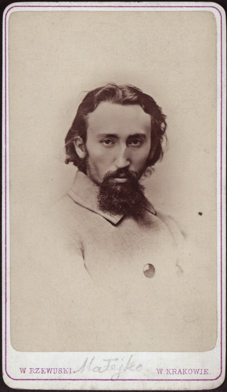 Portrett av Jan Matejko 1838-1893, ca. 1880. av Photo studio Waleri Rzewuski.