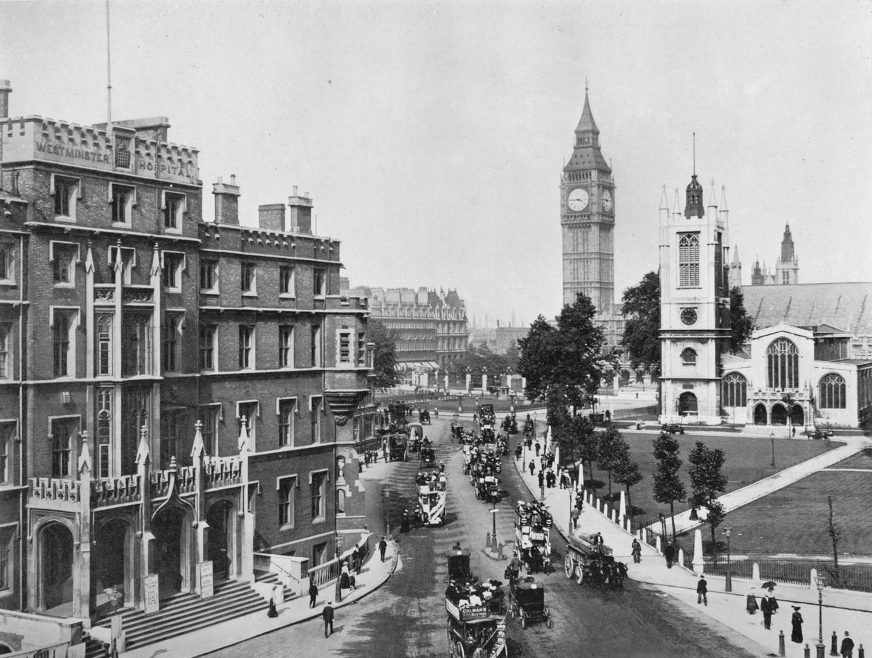 Broad Sanctuary, Westminster, c1910 1911 av Photochrom Co Ltd of London