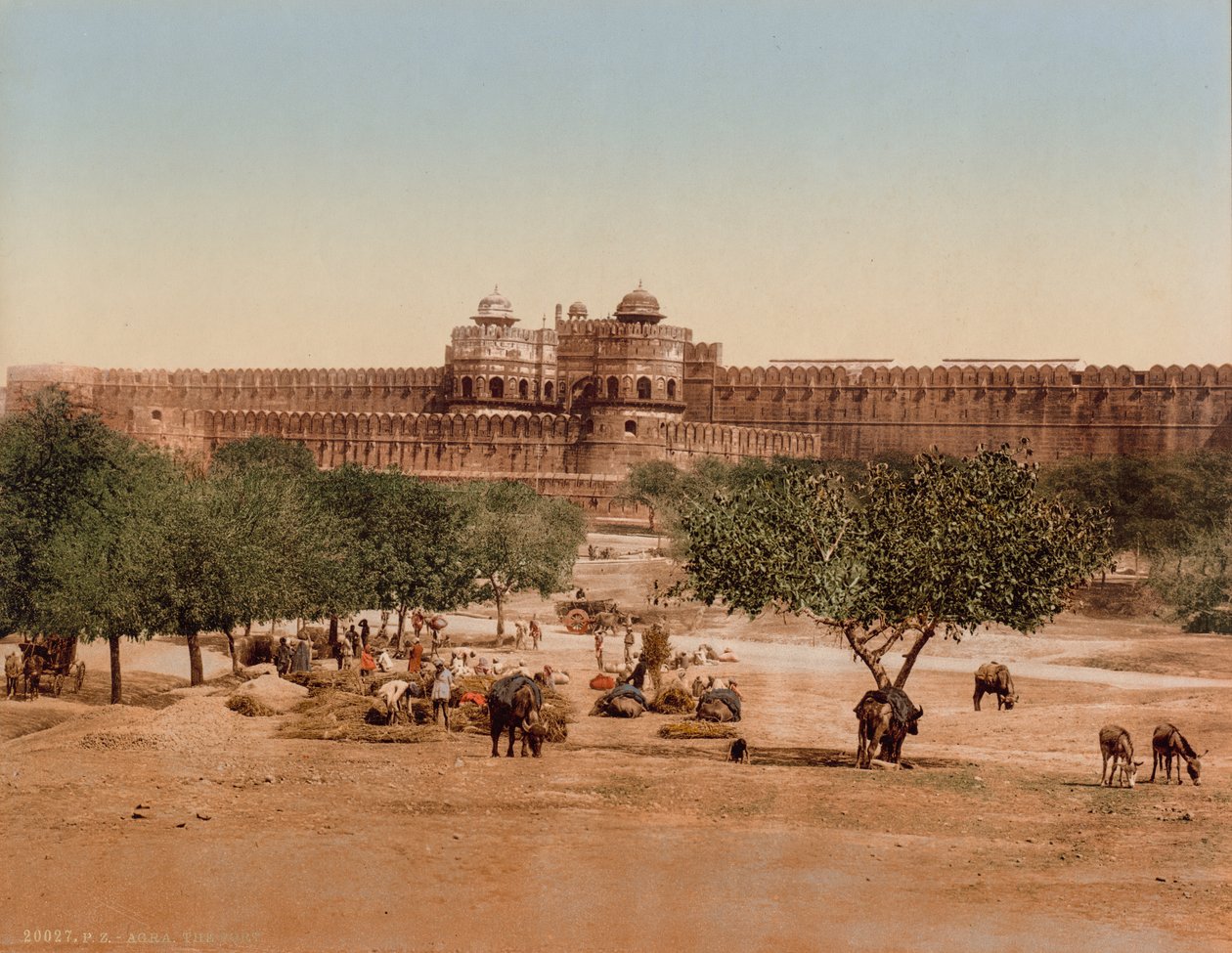 Agra. Fortet av Photoglob Co. (Zurich, active c. 1890 1910)
