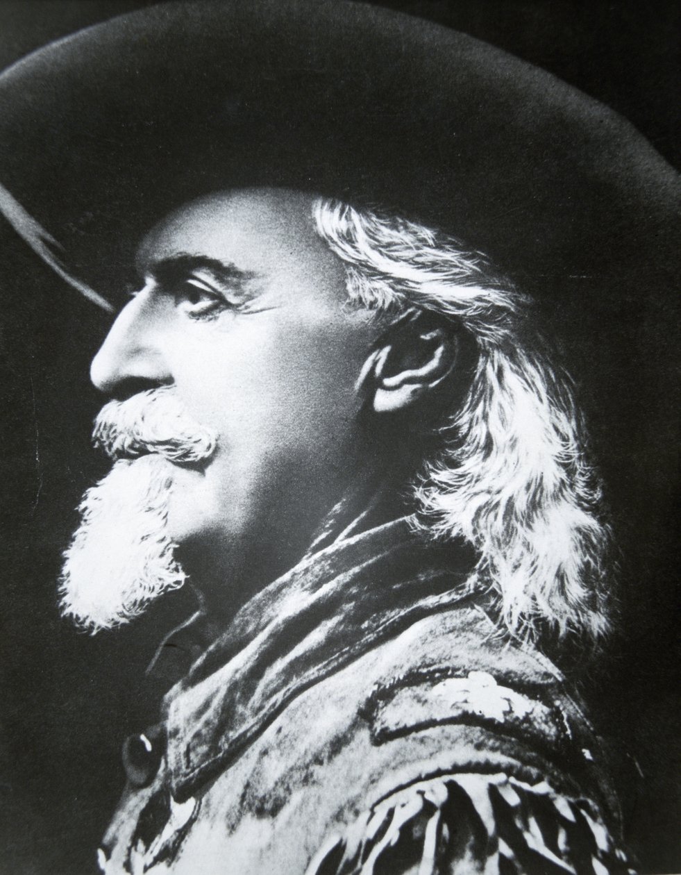 Buffalo Bill (1846–1917) (s/hvitt-bilde) av Photographer American