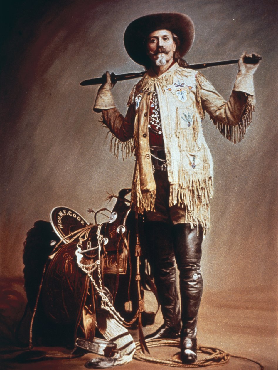 Buffalo Bill Cody (1846-1917) (bilde) av Photographer American