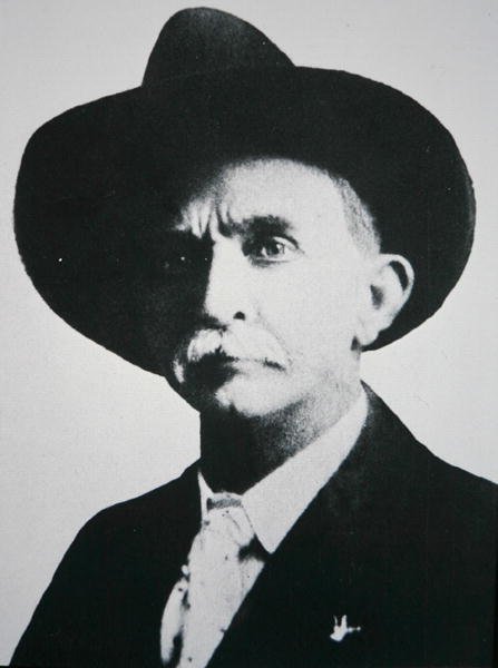 Kaptein William Jesse McDonald (1852-1918) (s/hvitt-bilde) av Photographer American