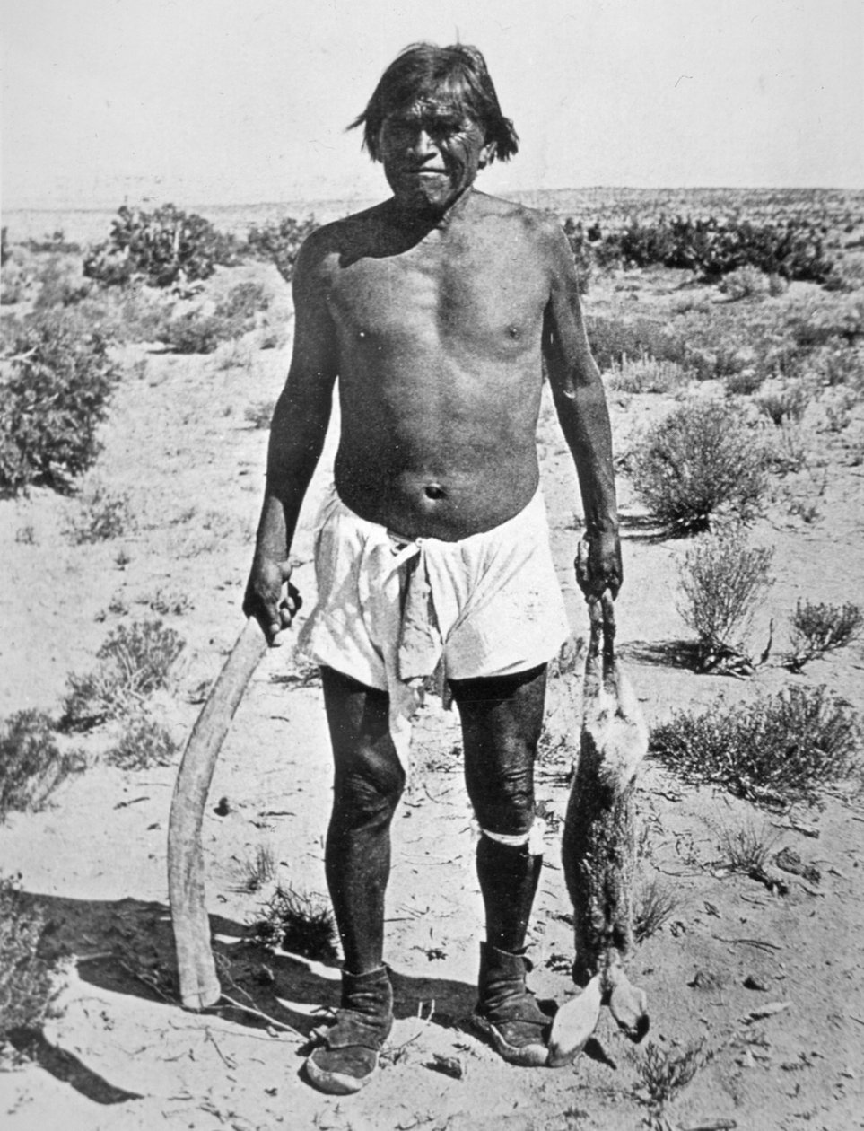Hopi Hunter (s/hvitt bilde) av Photographer American