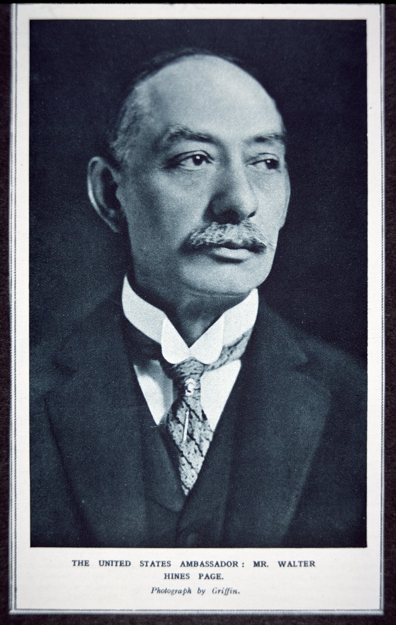Walter Hines Page (1855-1918) (s/hvitt-bilde) av Photographer American