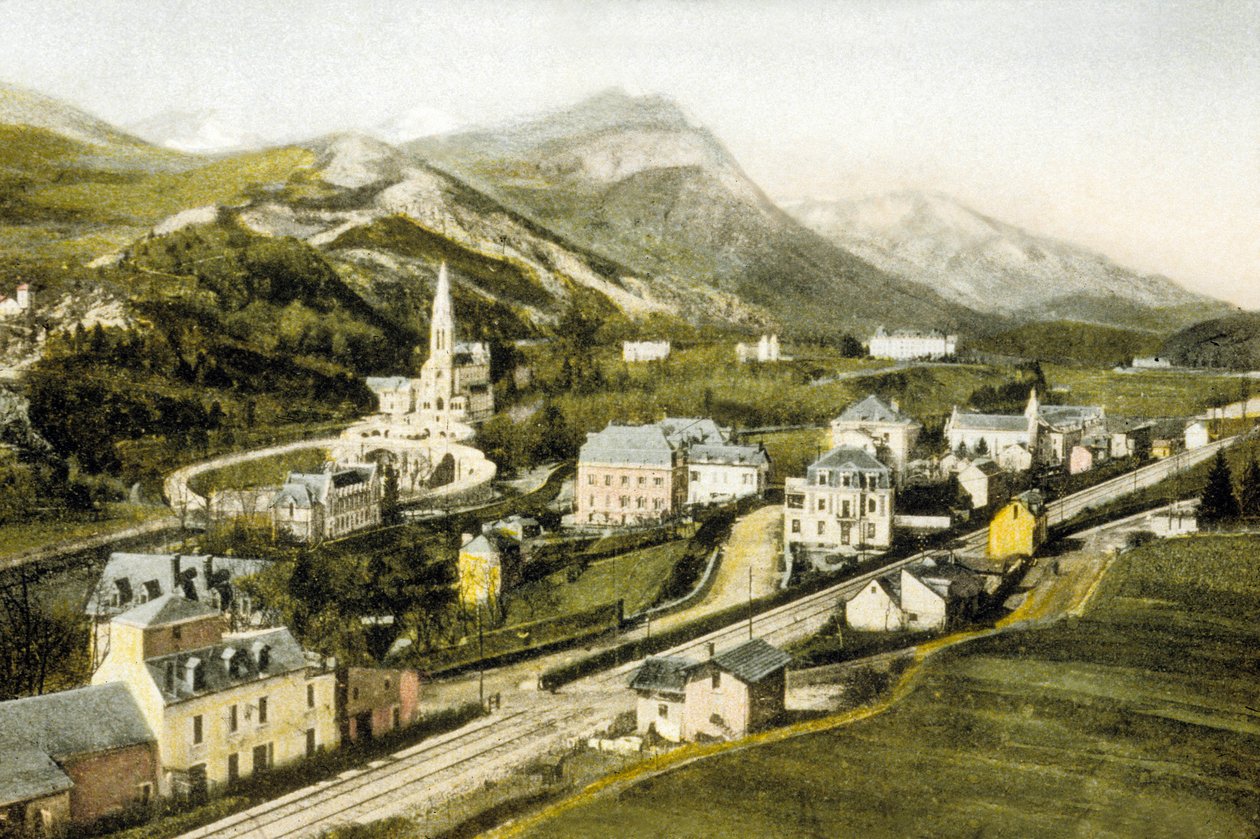 Lourdes, Frankrike, ca. 1905 (bilde) av Photographer French