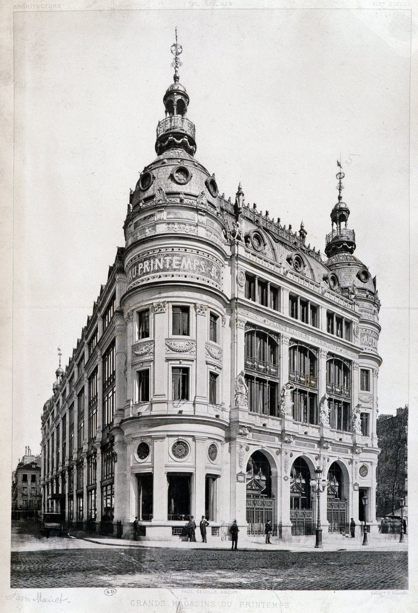 Printemps varehus i Paris. av Photographer French