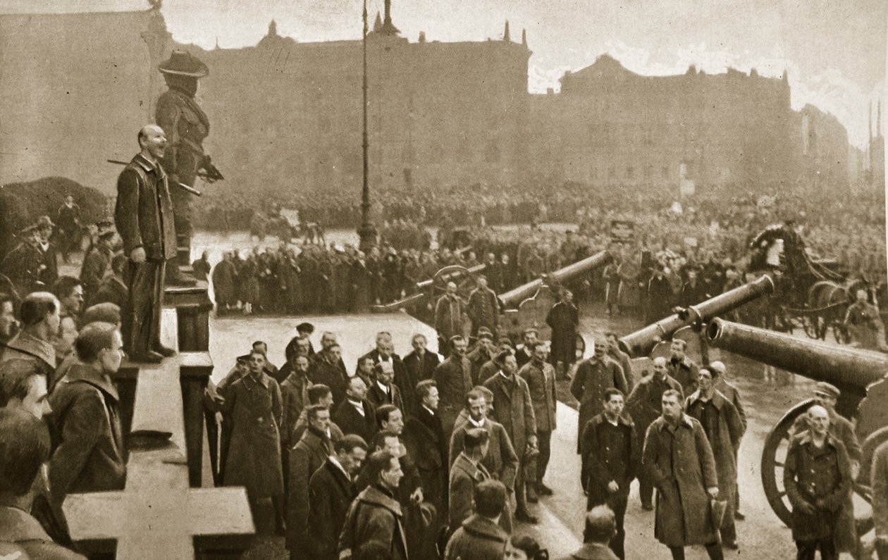 Under en pause i sivile stridigheter i den prøyssiske hovedstaden av Photographer German