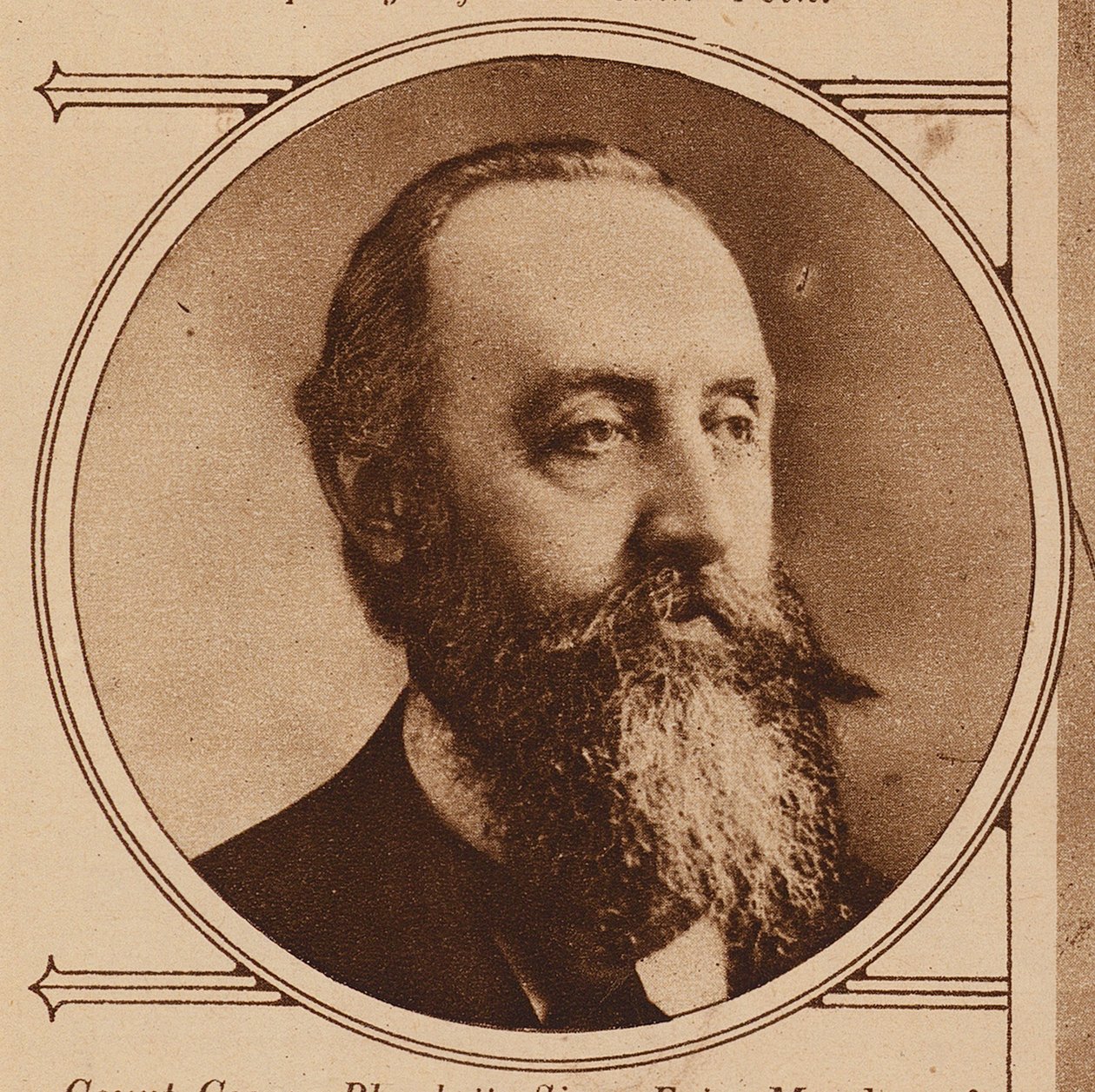 George Noble Plunkett , irsk nasjonalist og politiker (s/h-foto) av Photographer Irish