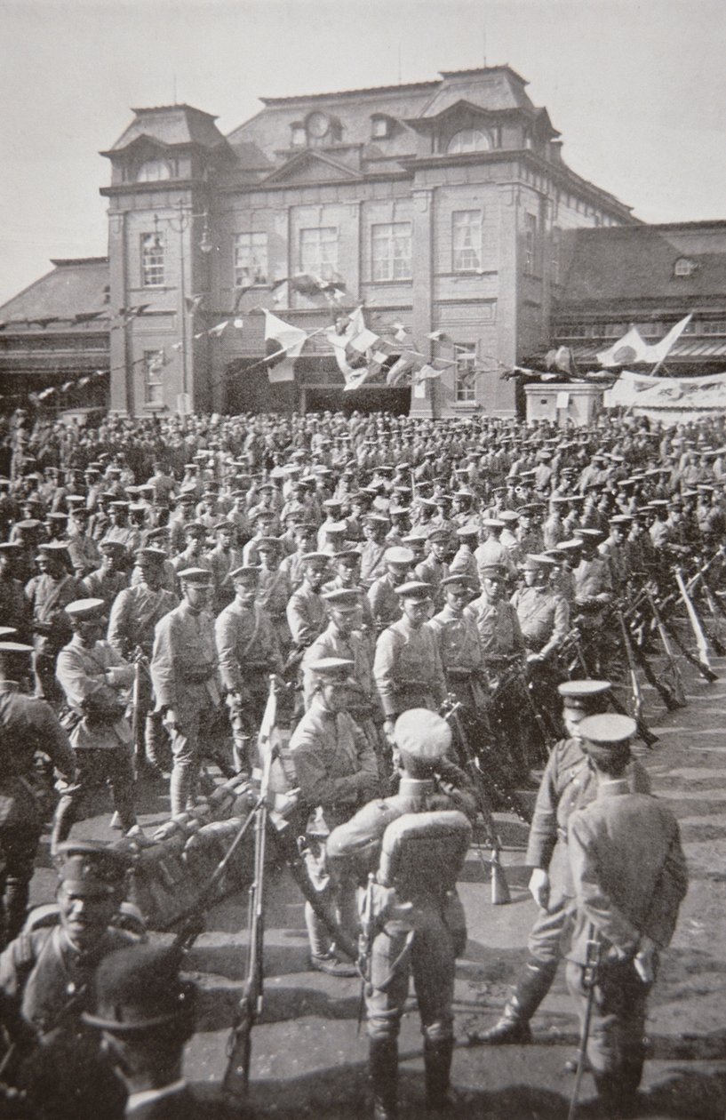 Japansk invasjon av Manchuria av Photographer Japanese