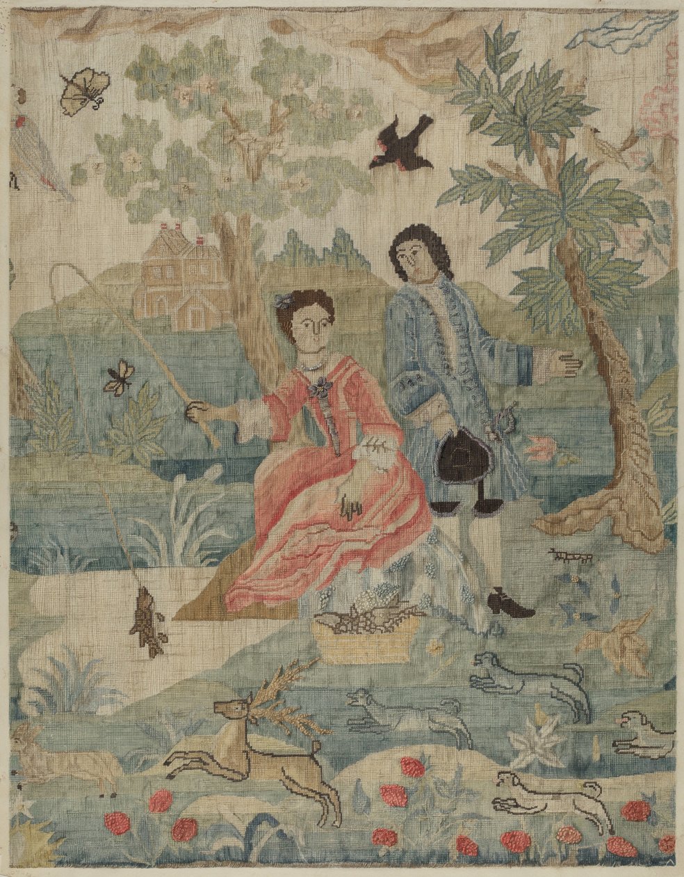 Petit Point-broderi, ca. 1937. av Phyllis Dorr