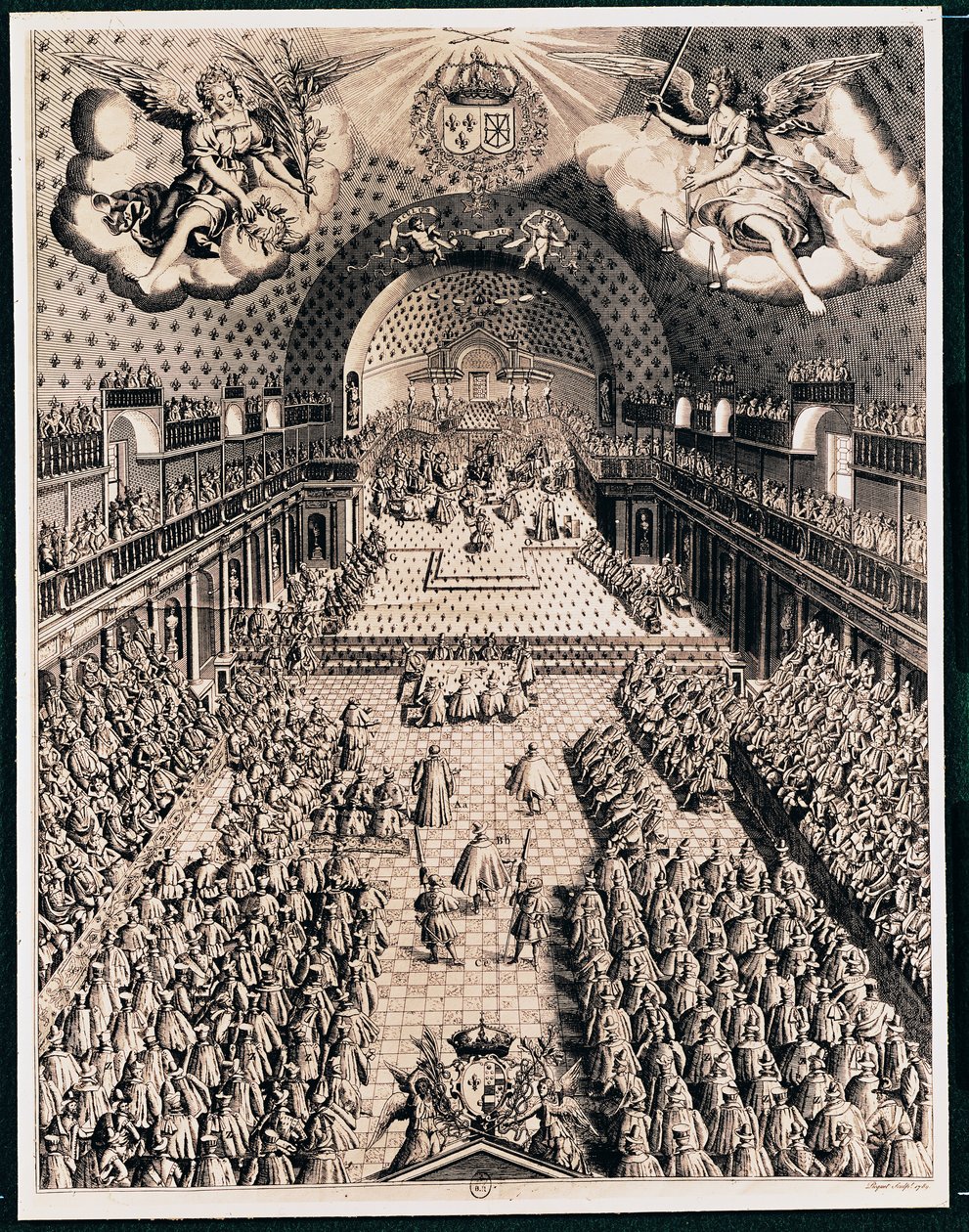 The Estates General ved Theatre Bourbon, 27. oktober 1614 av Picquet