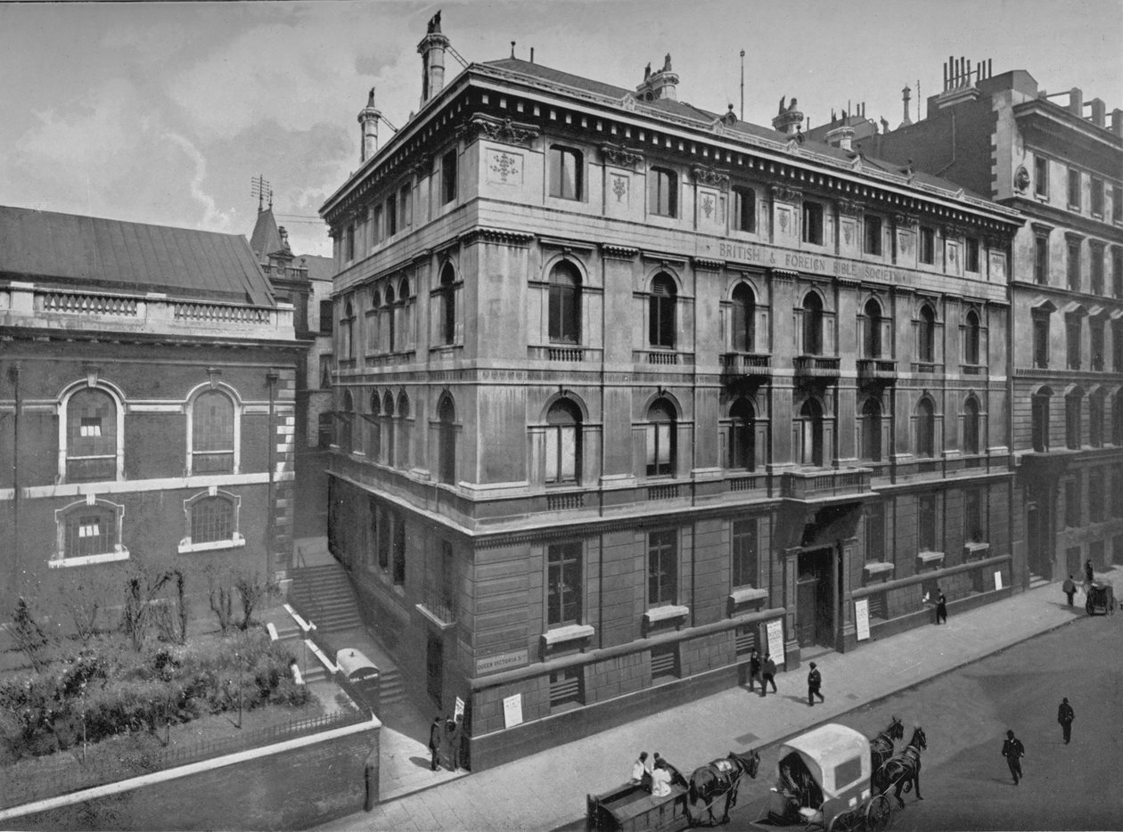 British and Foreign Bible Society House, City of London, c1890 1911 av Pictorial Agency