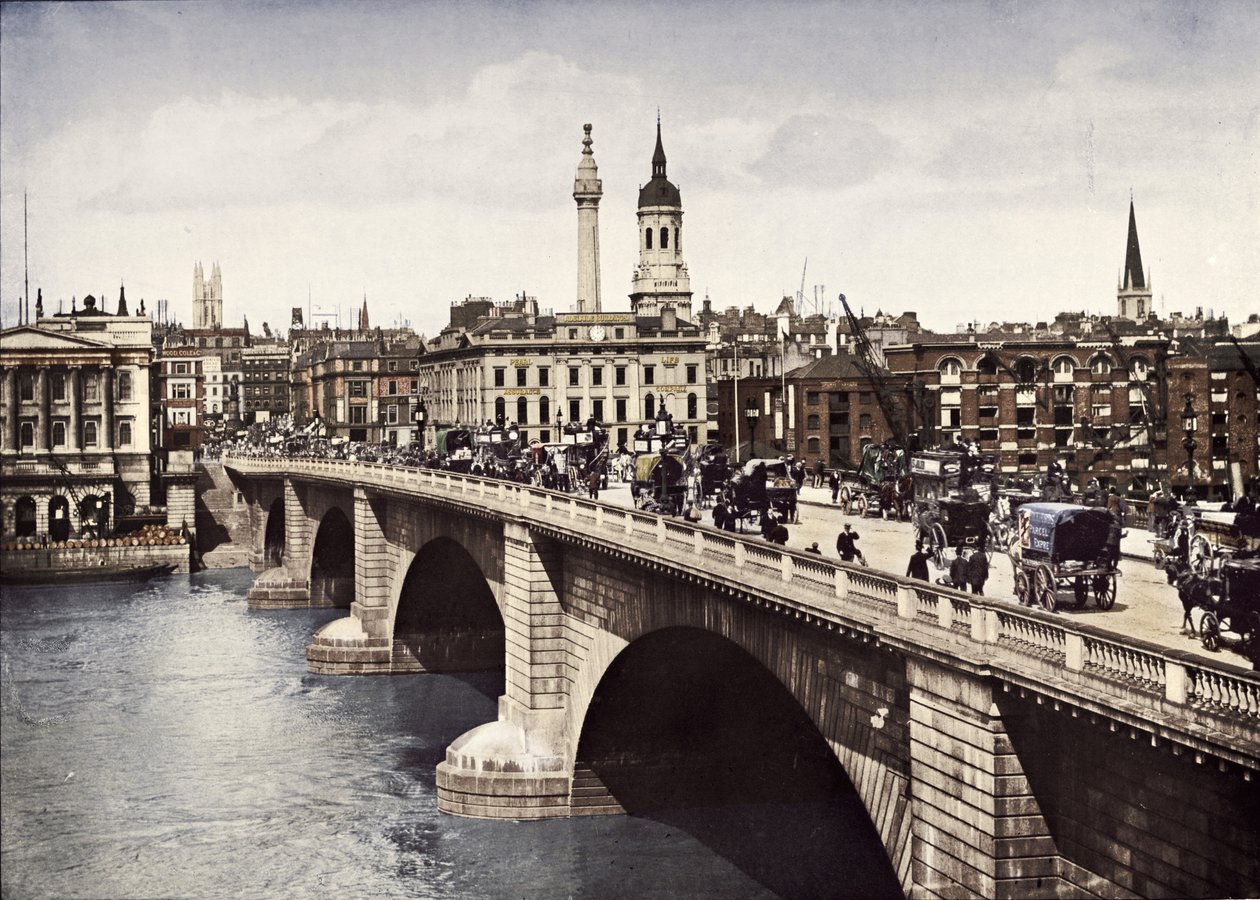 London Bridge, City of London, 1911 av Pictorial Agency