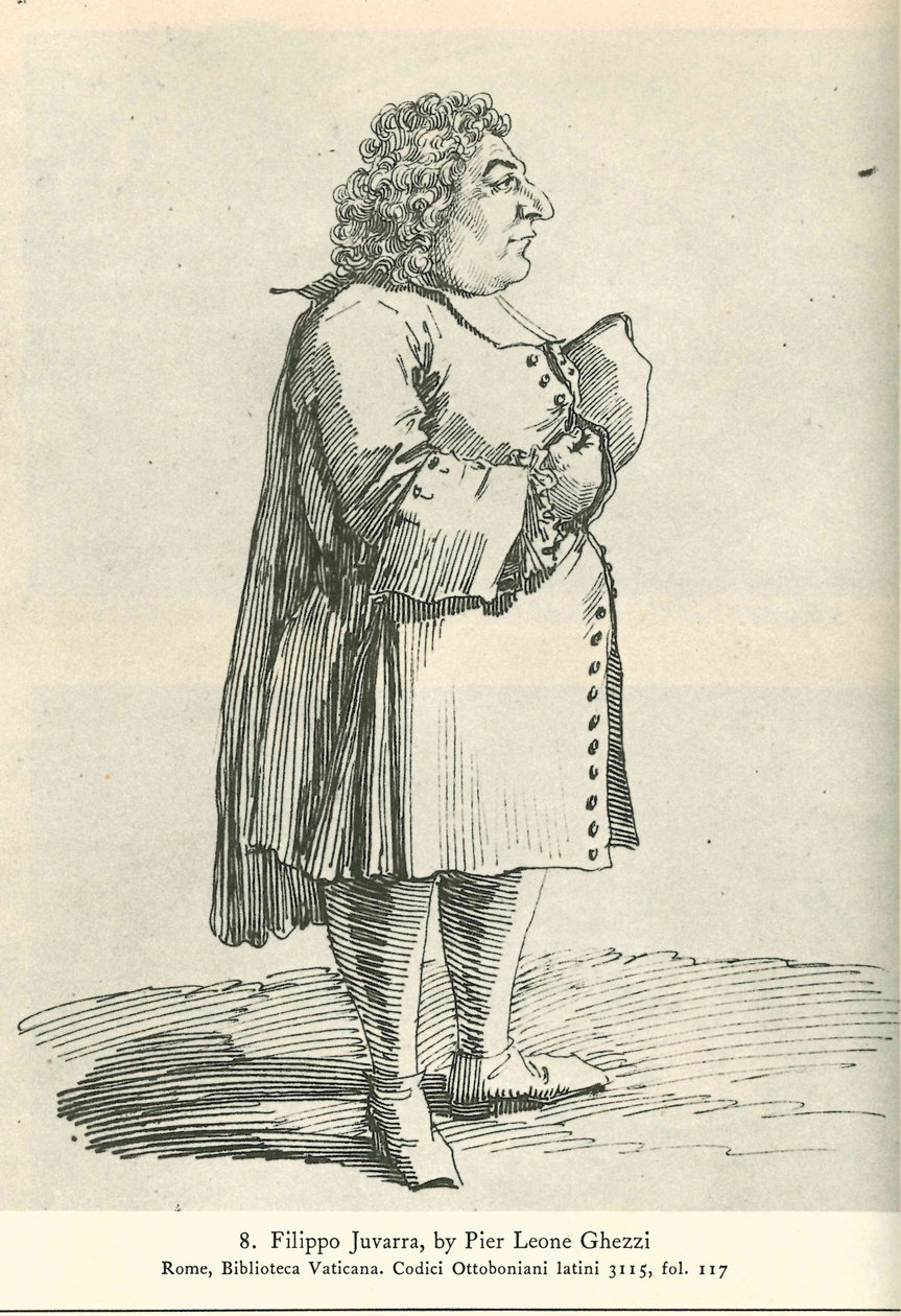 Filippo Juvarra (1678–1736) av Pier Leone Ghezzi