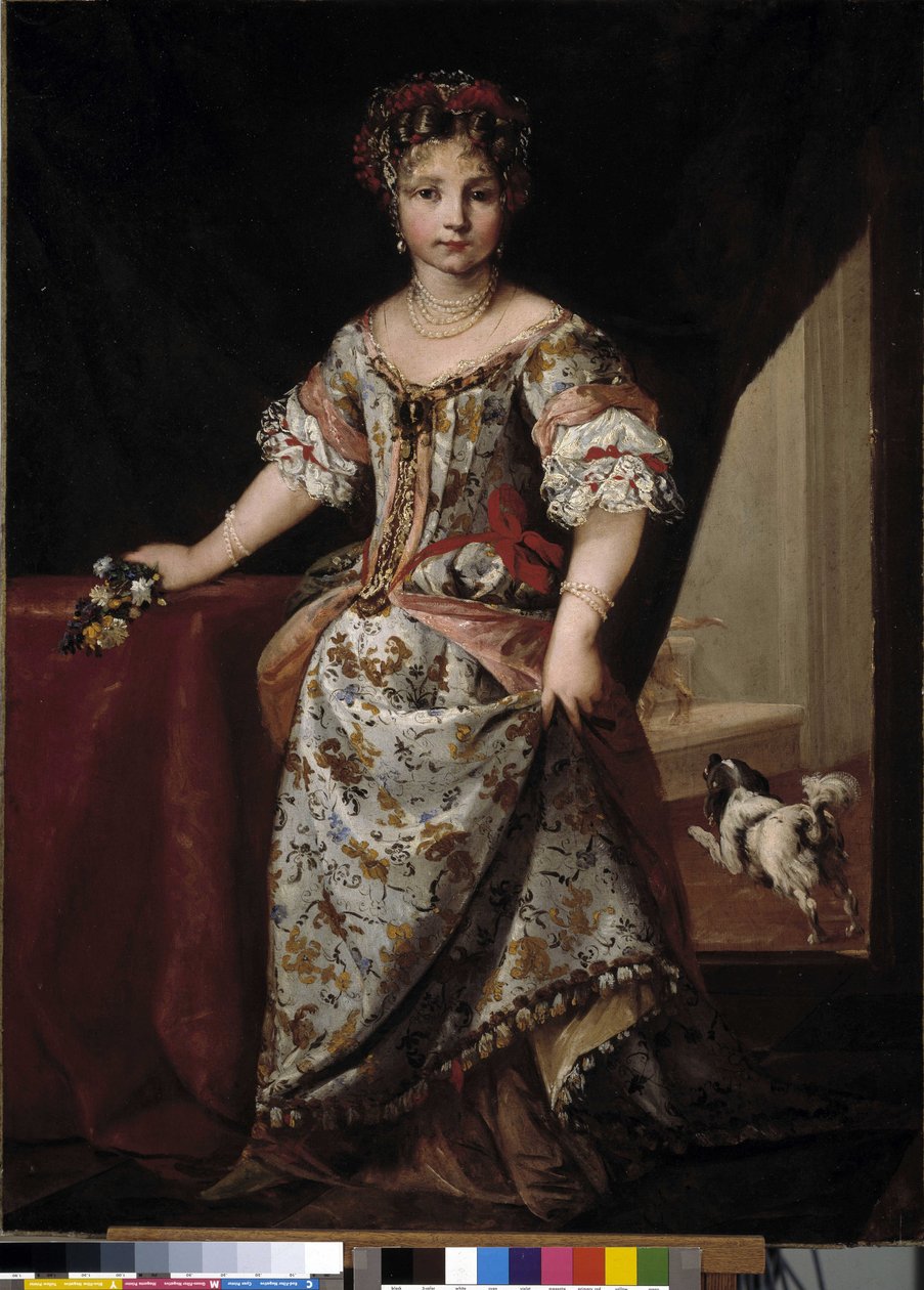 Portrett av en prinsesse (olje på lerret) av Pier Francesco Cittidani