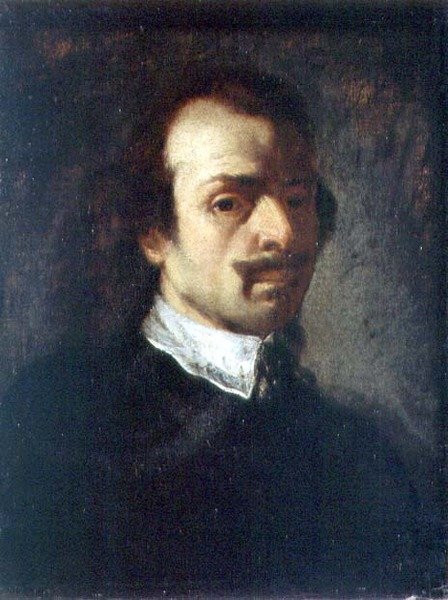 Selvportrett (olje på lerret) av Pier Francesco Mola