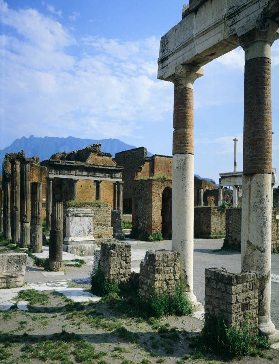 Italia, Campania, Pompeii, Forum av Blaise Nicolas Le Sueur