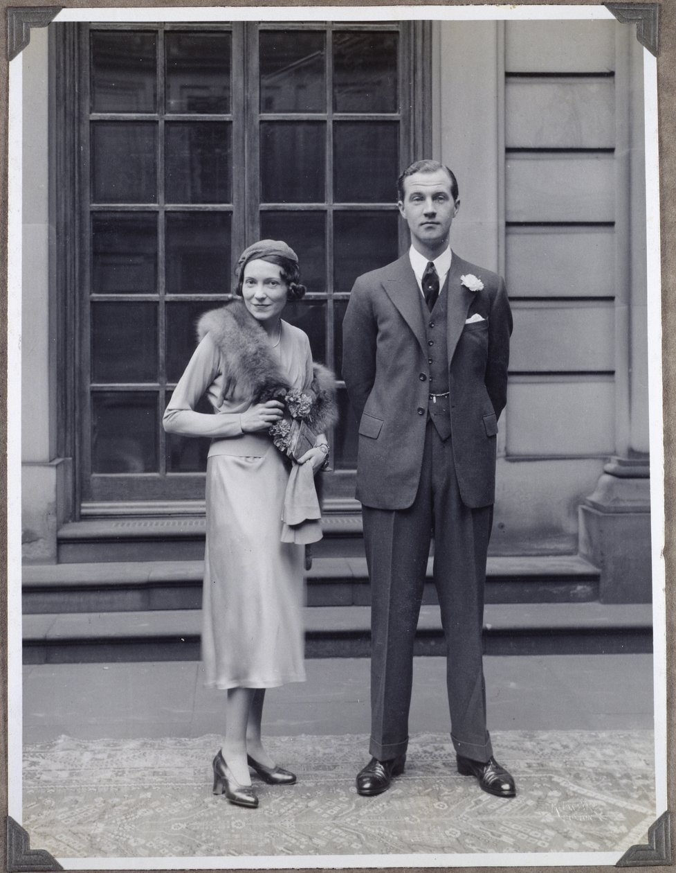 Lord Charles Cavendish og Adele Astaire på bryllupsdagen av Blaise Nicolas Le Sueur
