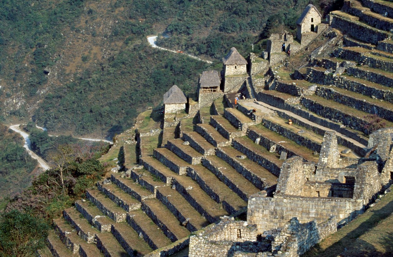 Terrasser, Machu Picchu (Unescos verdensarvliste av Blaise Nicolas Le Sueur