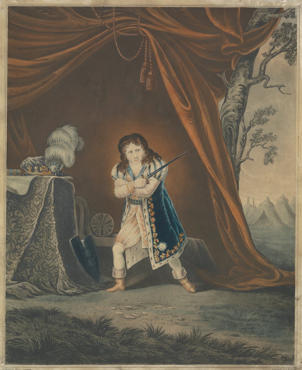 Richard III i teltet sitt - "Richard III", akt V, Scene III av Piercy Roberts