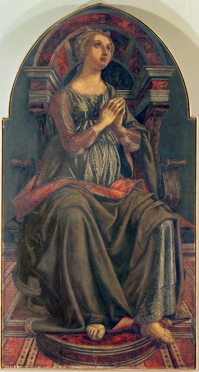 Hope, fra en serie paneler som viser dydene designet for Council Chamber of the Merchant