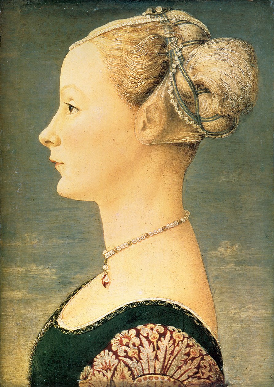 Portrett av en kvinne, andre halvdel av 1400-tallet. av Piero del Pollaiuolo