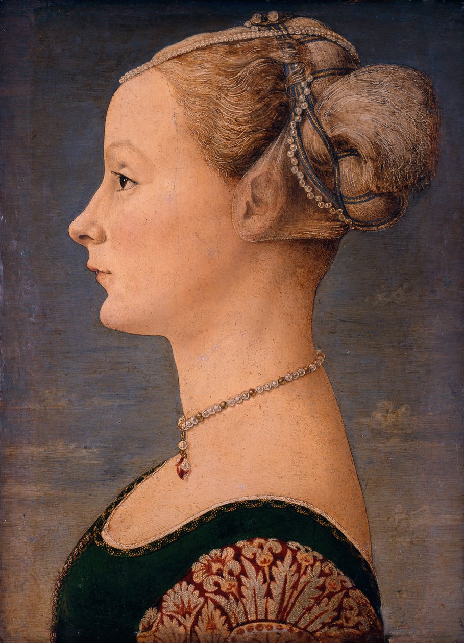 Portrett av en kvinne, andre halvdel av 1400-tallet. av Piero del Pollaiuolo