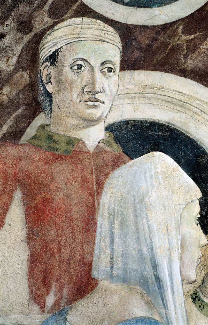 Detalj fra The Legend of the True Cross som viser oppdagelse og verifisering av True Cross, av Piero della Francesca av Piero della Francesca