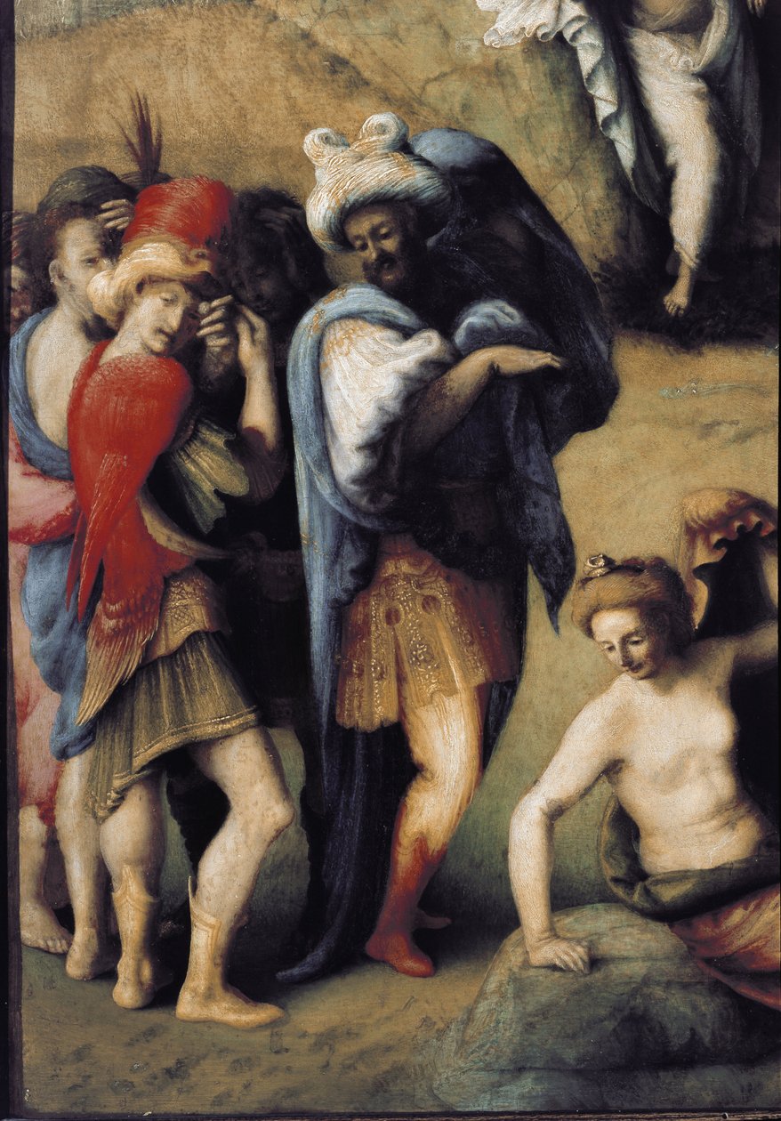 Perseus Freeing Andromeda, detalj (1510, olje på lerret) av Piero di Cosimo