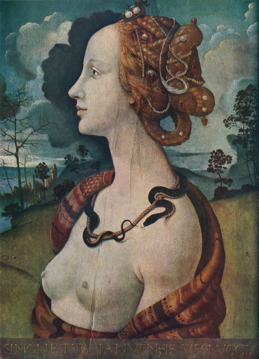 Portrett av Simonetta Vespucci, c1480, 1939 av Piero di Cosimo